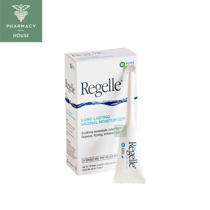 Regelle รีเจล 6 หลอด  เจลหล่อลื่นและให้ความชุ่มชื่นในช่องคลอด