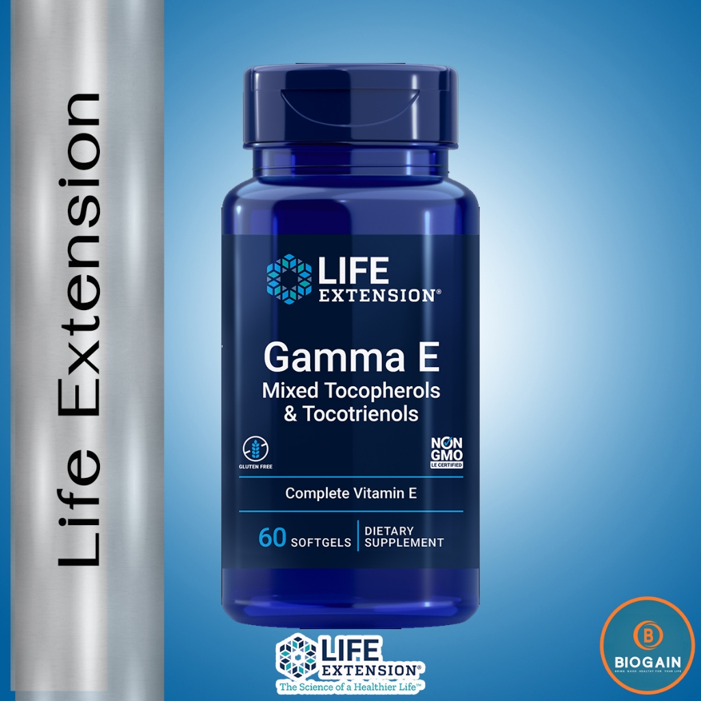 Life Extension Gamma E Mixed Tocopherols & Tocotrienols / 60 Softgels