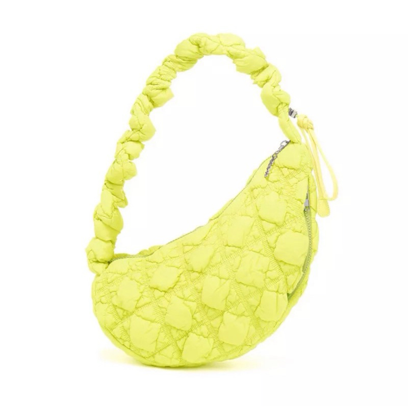 ( พร้อมส่ง ) กระเป๋า Carlyn cozy bag  ♡ lime neon เขียวมะนาว