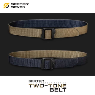 เข็มขัด SECTOR SEVEN ทูโทนดำ-ทราย (หัวสีดำ)