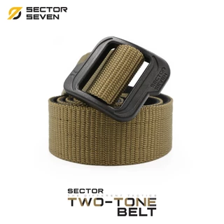 เข็มขัด SECTOR SEVEN ทูโทนดำ-ทราย (หัวสีดำ)