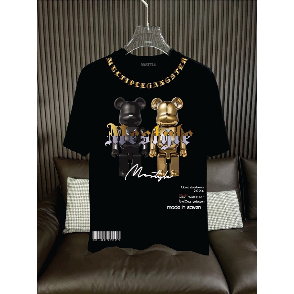 เสื้อCotton100% สกรีนแบบดิจิตอล เนื้อผ้าหนานุ่ม A894-แขนสั้น