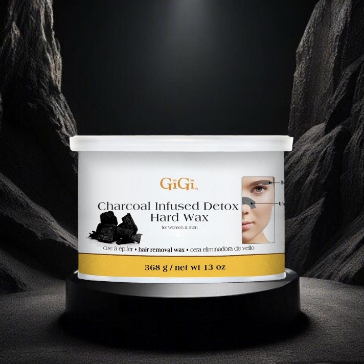 GiGi Charcoal Infused Detox Hard Wax / แว็กซ์หน้าสำหรับมืออาชีพ (0286)
