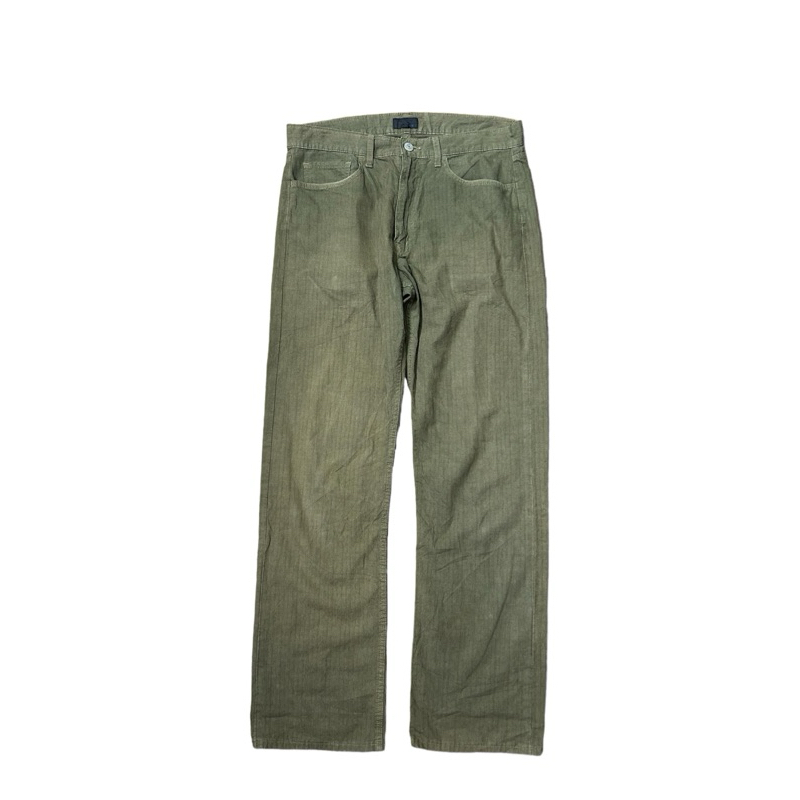 ripstop military green pants beams (used)
