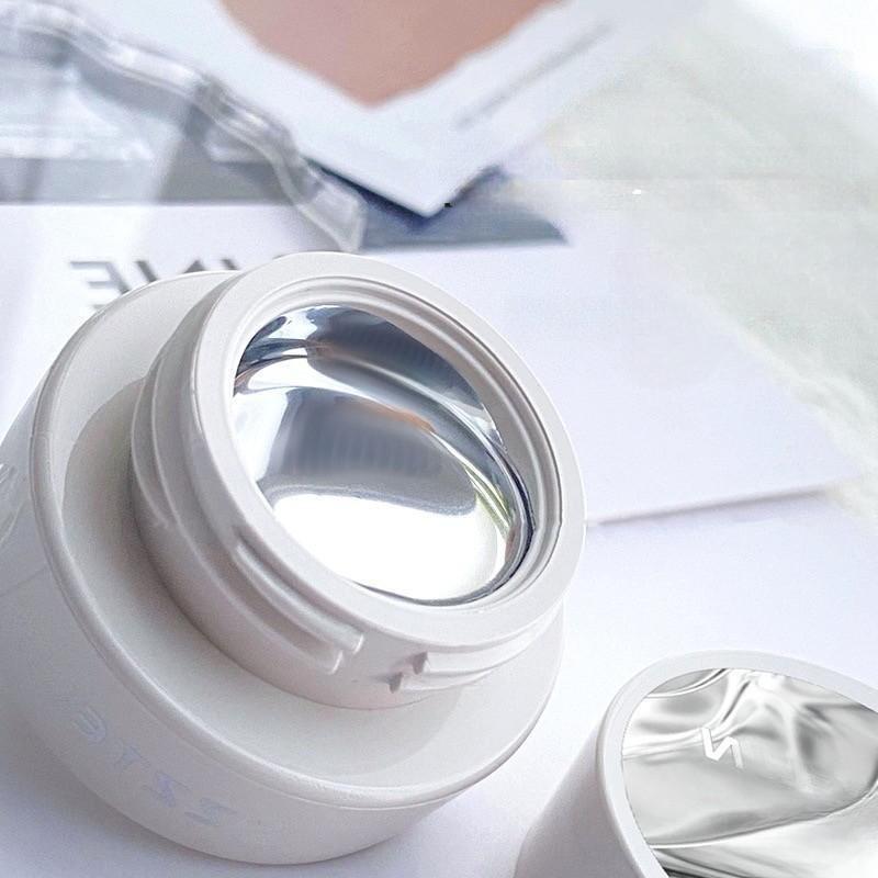 QINGYOU สีเพ้นท์เล็บเงินเมทาลิค เนื้อเข้ม