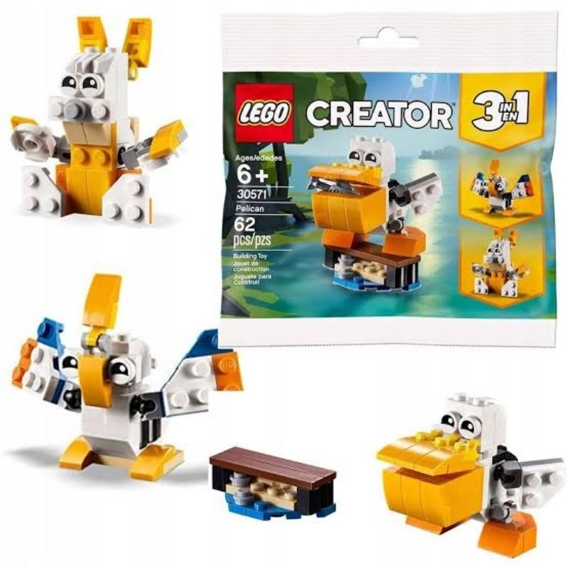 Lego 30471 Creator Pelican 3 in 1 Polybag