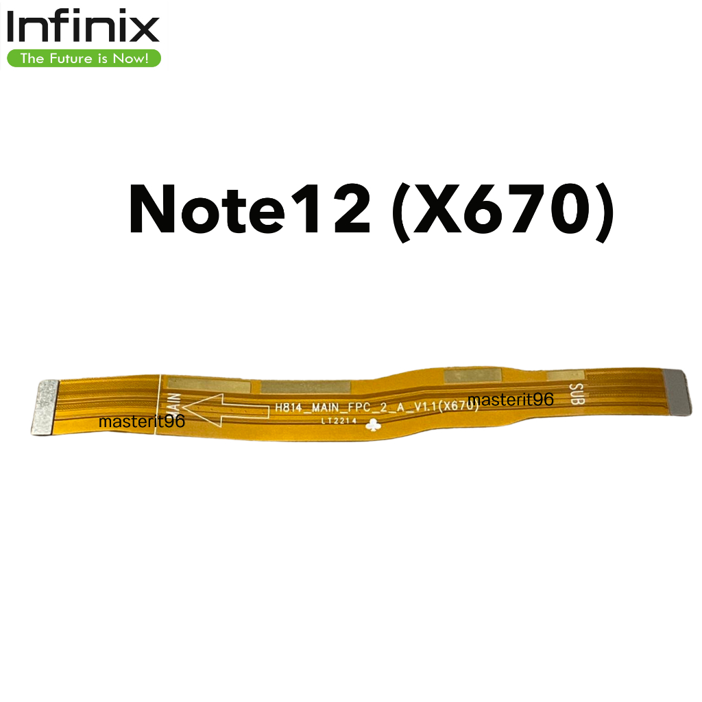 แพรต่อบอร์ด Infinix Note12 (X670)  แพรต่อชาร์จInfinix Note12 (X670)  อะไหล่โทรศัพท์ มือถือ Note12 (X