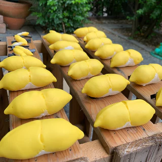 กิ๊บติดผมทุเรียนงานแฮนด์เมดDurian ทุเรียน