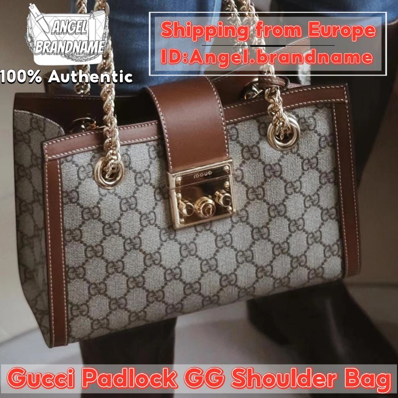 👜กุชชี่ GUCCI Padlock GG Small/Medium Shoulder Bag กระเป๋า สุภาพสตรี/กระเป๋าสะพายไหล่