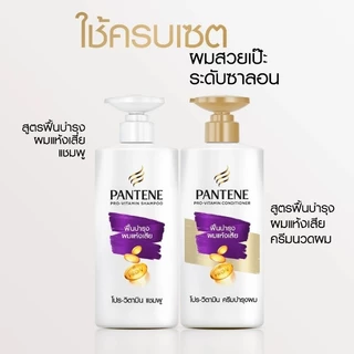 Pantene แชมพู แพนทีน แพ็คคู่ แชมพู + ครีมนวด ขนาด 340-380 ml ส่งทันที ส่งฟรี ออกใบกำกับภาษีได้