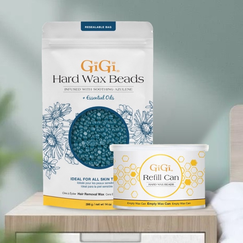 Shoothing Azulene HardWax Beads(แถมฟรีกระป๋องเปล่า) ซูธธิง อซูลีน ฮาร์ดแว็กซ์ บีดส์ สูตรอ่อนโยน 0313