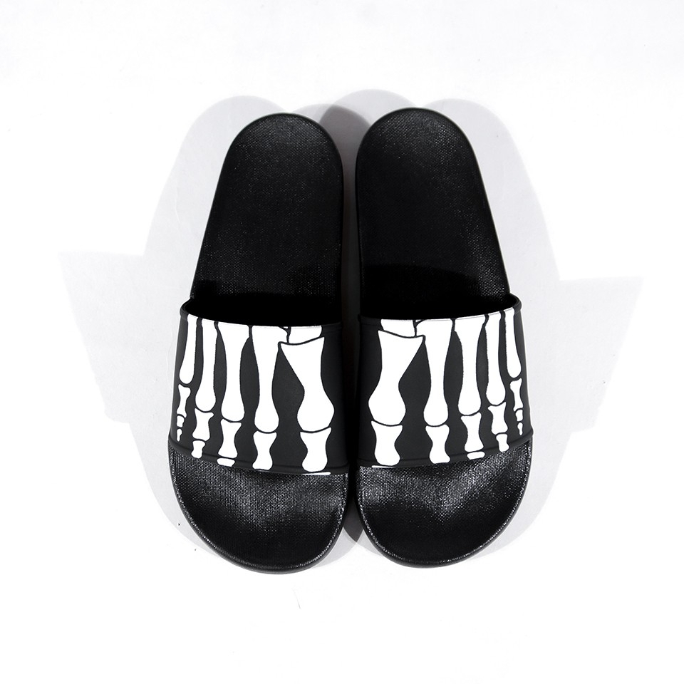 9FEB AX002 Skeleton slide sandals