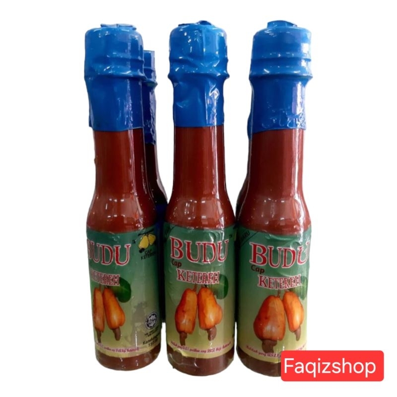 บูดูแดงมาเล ขนาด 150 ml.แพ๊ค6ขวด(ขวดพลาสติก)Exp01/12/2026
