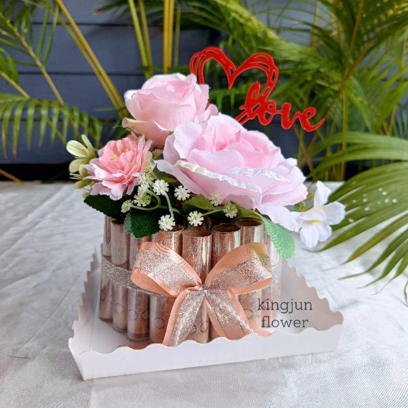 เค้กใส่เงิน 10,20 ใบ (จัดส่งเร็ว) เค้กใส่ธนบัตร เค้กใส่เงินเอง 🎁🎂
