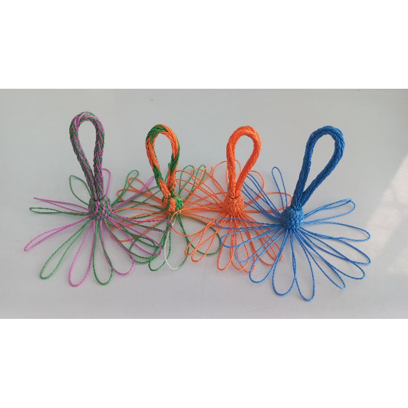 จอมแหดอกบัว16เสา สายPE100ปอนด์ ห่วงแบบอ่อน