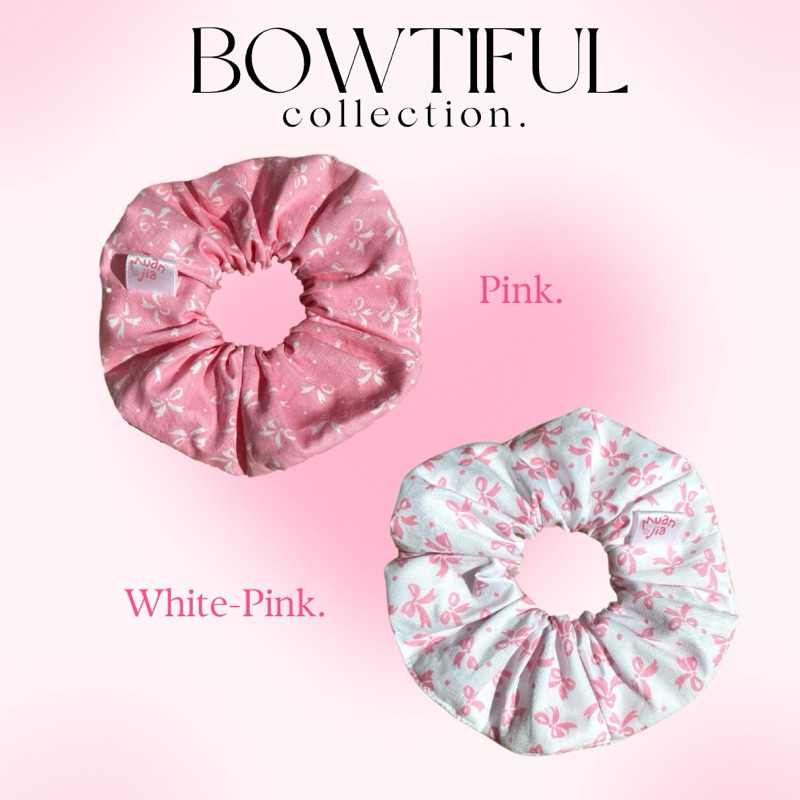 BOWTIFUL COLLECTION 🎀🩵 || ยางมัดผม ยางรัดผม ผ้าคอตตอน 100 นุ่มนิ่ม น่ารัก | muanjia.studio