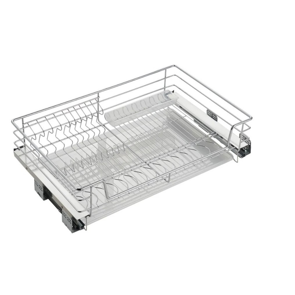 ตะแกรงวางจาน แบบเปิดหน้าบาน รุ่น สแตนเลส เกรด 304 (GYS04A)