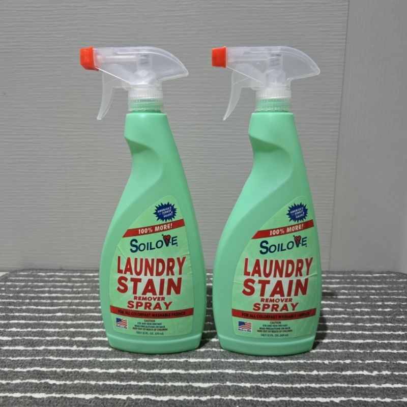 น้ำยาขจัดคราบบนเสื้อผ้า Soilove Laundry Stain Remover Spray for All colour Made in USA🇺🇲 650ml