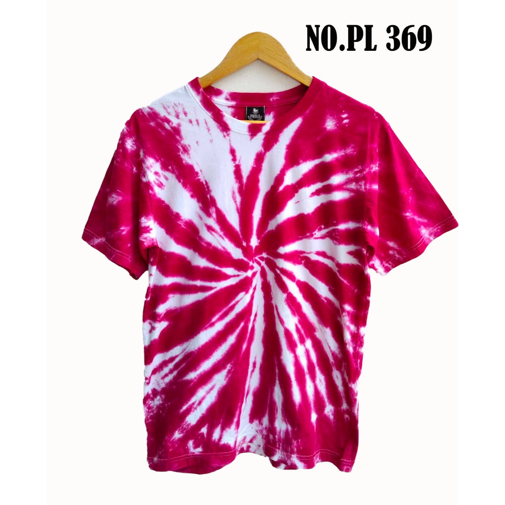 เสื้อมัดย้อมชมพู 369 ผ้าCotton