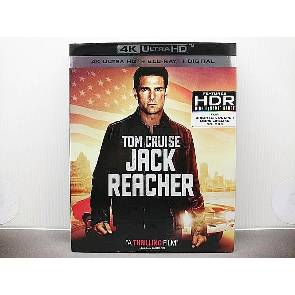 Jack Reacher Slip Cover [4K Ultra HD + Blu-ray + Digital HD] แผ่นใหม่ มือ 1ซิลปิดสนิท สินค้าพร้อมแพ็คจัดครับ