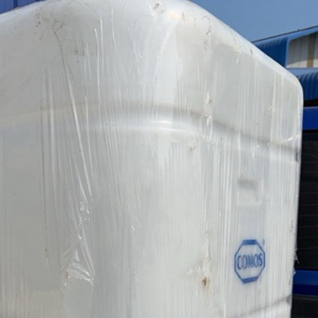 ถังน้ำพลาสติก400ลิตร ถังเก็บน้ำ ถังพลาสติก comos ทรงสี่เหลี่ยม 400ลิตร
