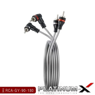 PLATINUM-X สายสัญญาณ สายRCA สายสัญญาณ ทองแดงแท้ /สายRCA สีทูโทน สัญญาณเดินได้ดี เต็มระบบ