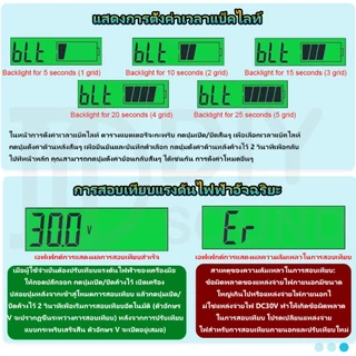 DIYsound วัดแบตดิจิตอล DC 8-30V USB3.0 + Tpye-C LCD มิเตอร์ไฟฟ้าดิจิตอล พร้อมสายเคเบิล จอแสลงผลแบตรี่ batterry monitor เ