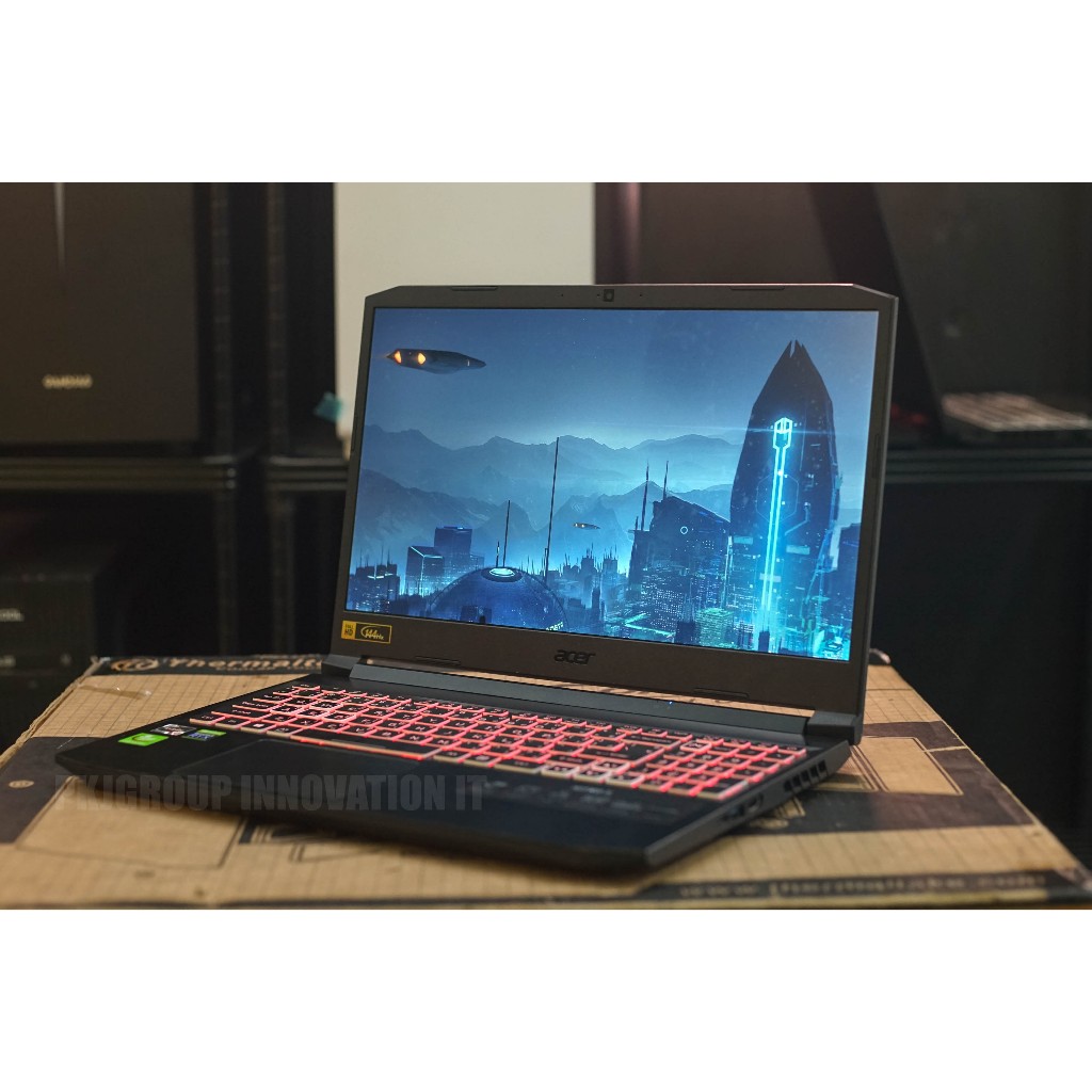 โน๊ตบุ๊คเล่นเกมมือสอง Acer Nitro 5 AN515-45-R375 R7 5800H RAM 16 GB SSD 512GB RTX3060 15.6" มีรอย