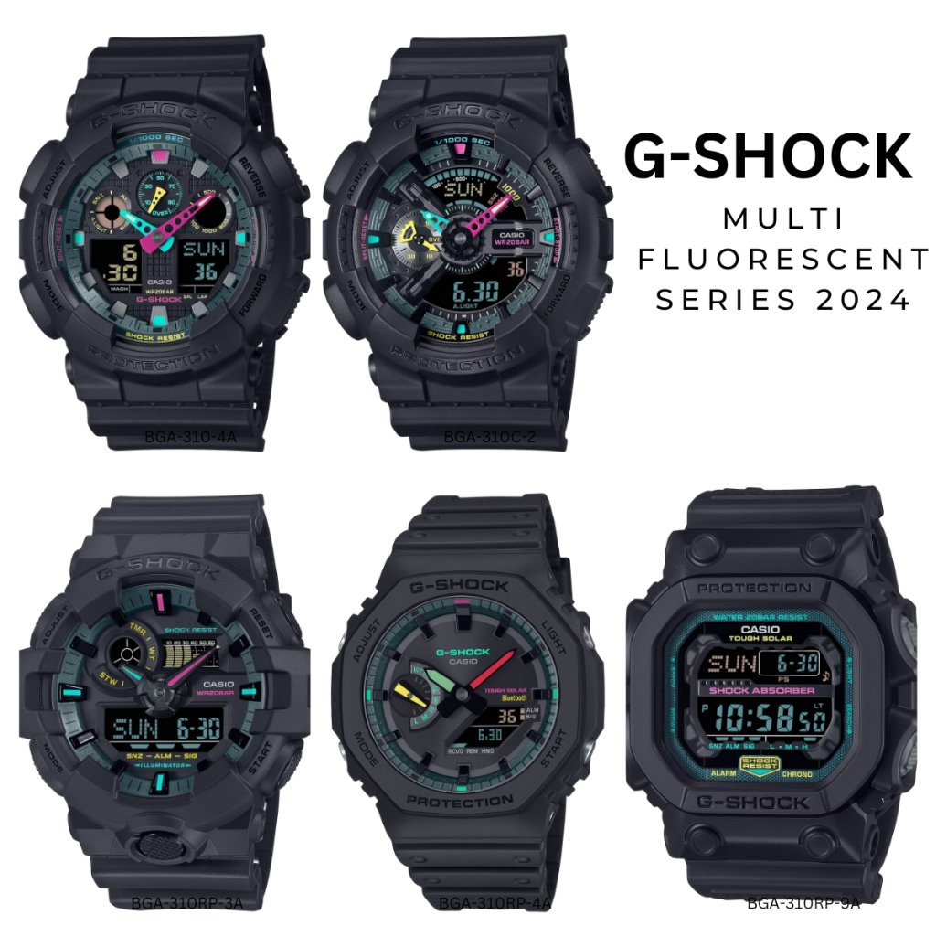 Casio G-Shock นาฬิกาข้อมือผู้ชาย GA-B2100MF,GA-100MF,GA-110MF,GA-700MF,GX-56MF (CMG)