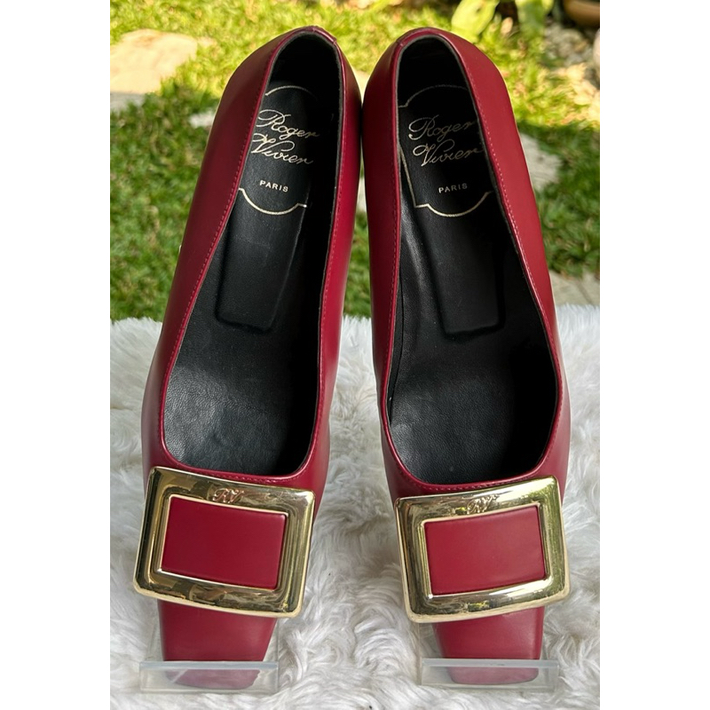 Roger Vivier Heels in red Sz.36 มือสองแบรนด์แท้