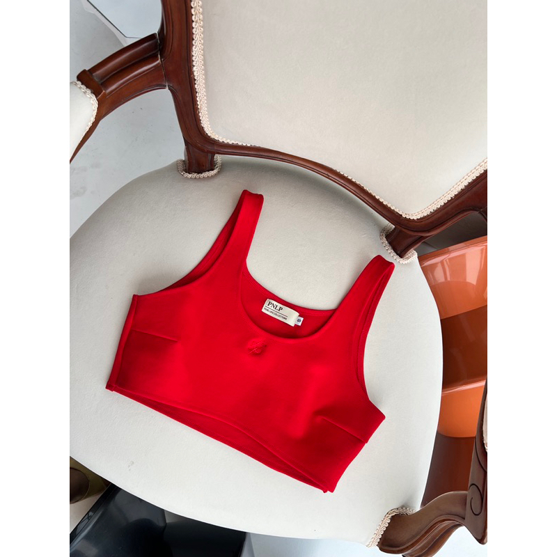 QUE CHERRY SPENDEX CROP TOP