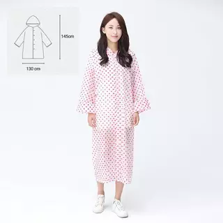 เสื้อกันฝนลายจุด EVA ผ้าไวนิล Free Sizeผู้ใหญ่ ราคาถูก น้ำหนักเบา พกพาสะดวก ทนทาน ไม่ขาดง่าย