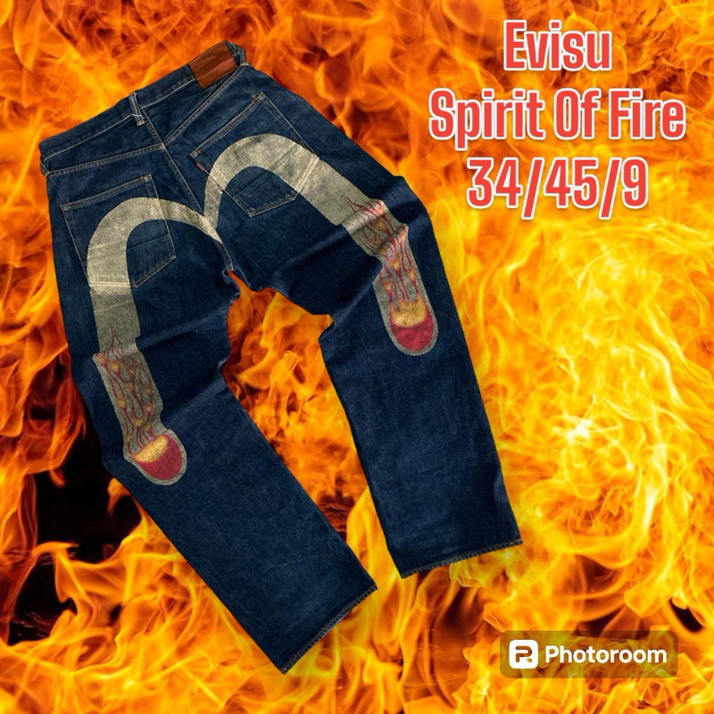 กางเกงยีนส์ Evisu Spirit Of Fire สินค้าแท้ ผลิตญี่ปุ่น