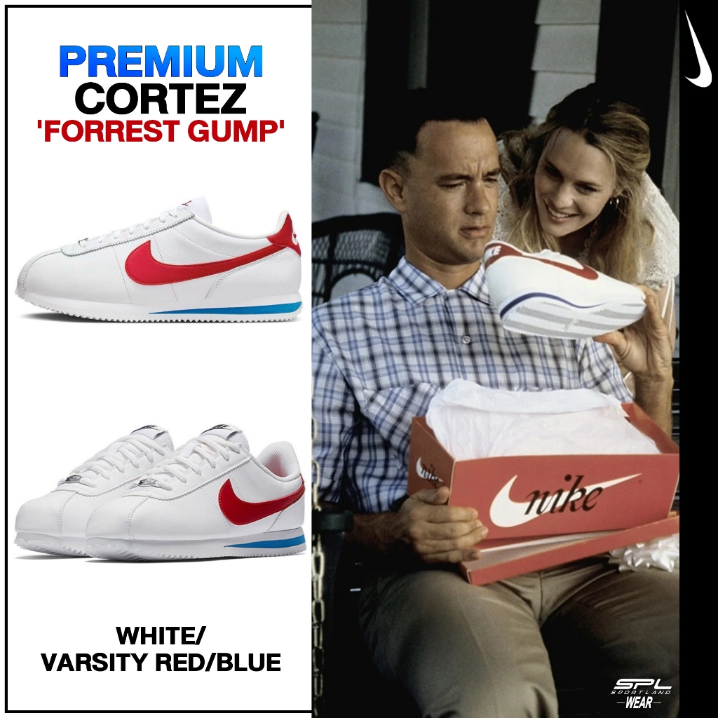 Nike ไนกี้ รองเท้าผ้าใบ รองเท้าลำลอง UX Cortez Premium Forrest Gump FZ1347-100 (4300)