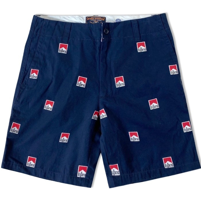 Hybrid Men's Short Pant ไฮบริดกางเกงขาสั้นชาย สีกรมท่า(Navy)MPS-196-NA