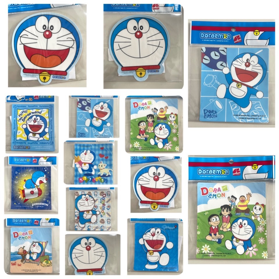 สูญญากาศ ติดแผ่นภาษี พรบ. รถยนต์ #โดเรมอน มีหลายแบบให้เลือกค่ะ(1 ชิ้น)