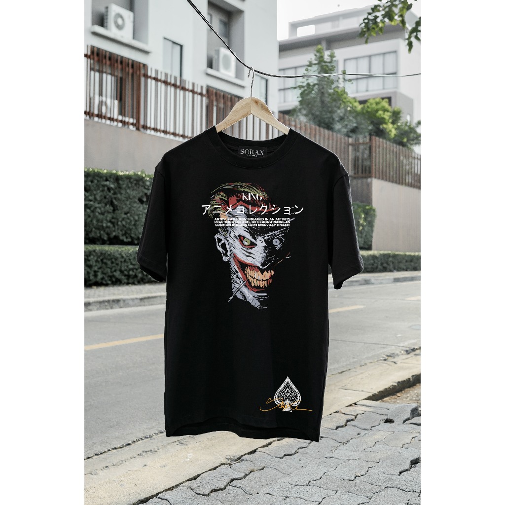 (พร้อมส่ง)เสื้อยืด Haunting Joker ผ้า Cotton เกรดส่งออก S99
