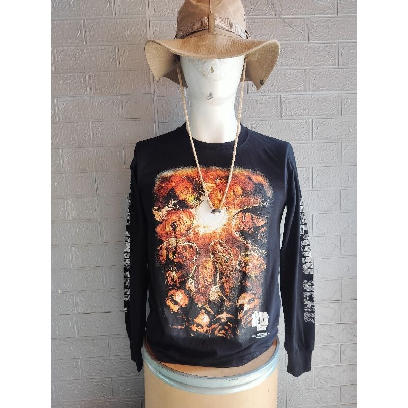 เสื้อยืดแขนยาวสีดำสกรีนลายWALKINGDEAD