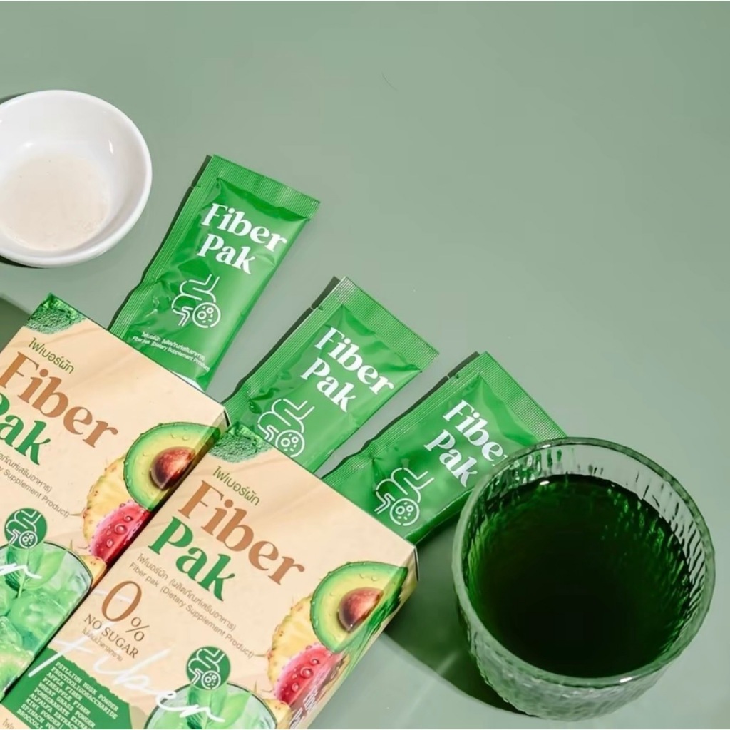 ไฟเบอร์ผัก Fiber Pak น้ำตาล0% อร่อย