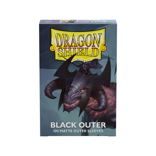 *พร้อมส่ง*[Dragon Shield] Outer Sleeves - Clear Matte, Black Matte