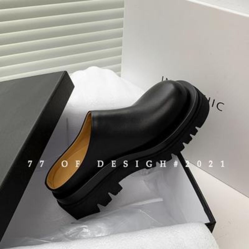 เป่าโถวครึ่งหนึ่ง รองเท้าแตะผู้หญิงสวมใส่ด้านนอกแฟชั่น รองเท้าแตะแพลตฟอร์ม - รูปที่ 6