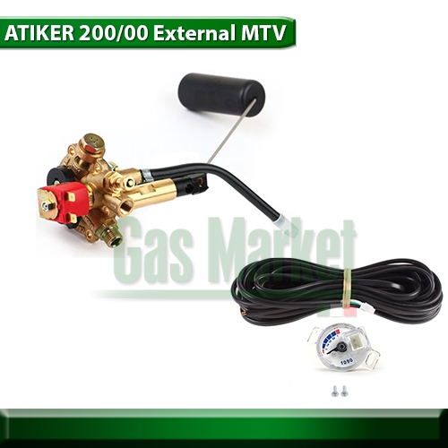 มัลติวาวล์ โดนัท วาล์วนอก 200 - 00 พร้อม นาฬิกา -  Atiker Torodial External MTV 200 - 00 and level sensor
