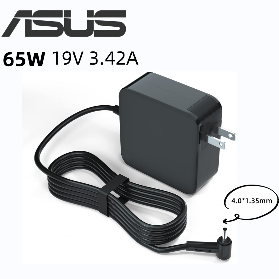 Asus Adapter 65W 19V 3.42A ขนาด 4.0x1.35mm VivoBook Q504U Q302L X540S X553 x540 UX330 UX330U UX360 U