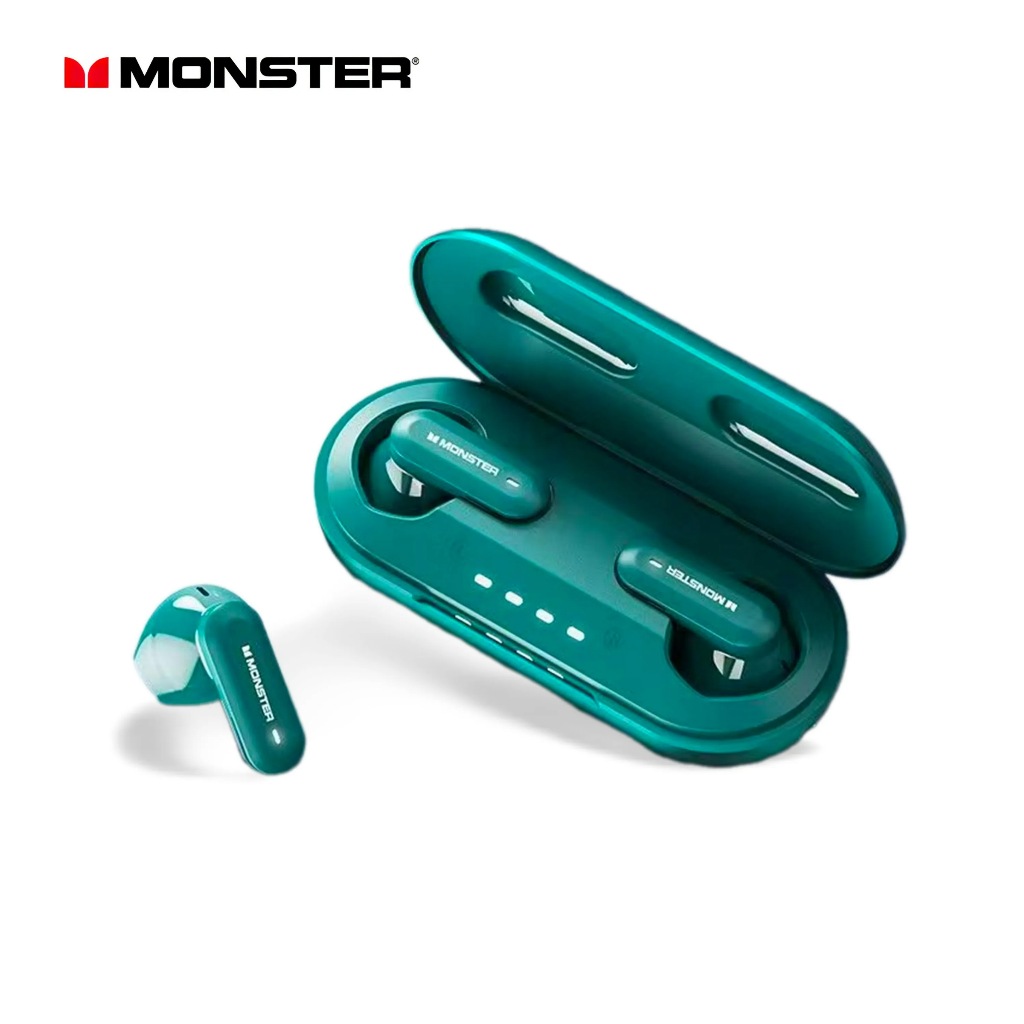 Monster XKT25 หูฟังบลูทูธไร้สาย หูฟังอินเอียร์ เสียงสเตอริโอ บลูทูธ 5.4 HD ความจุขนาดใหญ่ กันน้ํา