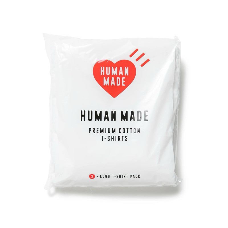 พร้อมส่ง Human made T-SHIRT SET ของแท้จาก shop ฮิวแมนเมด size L