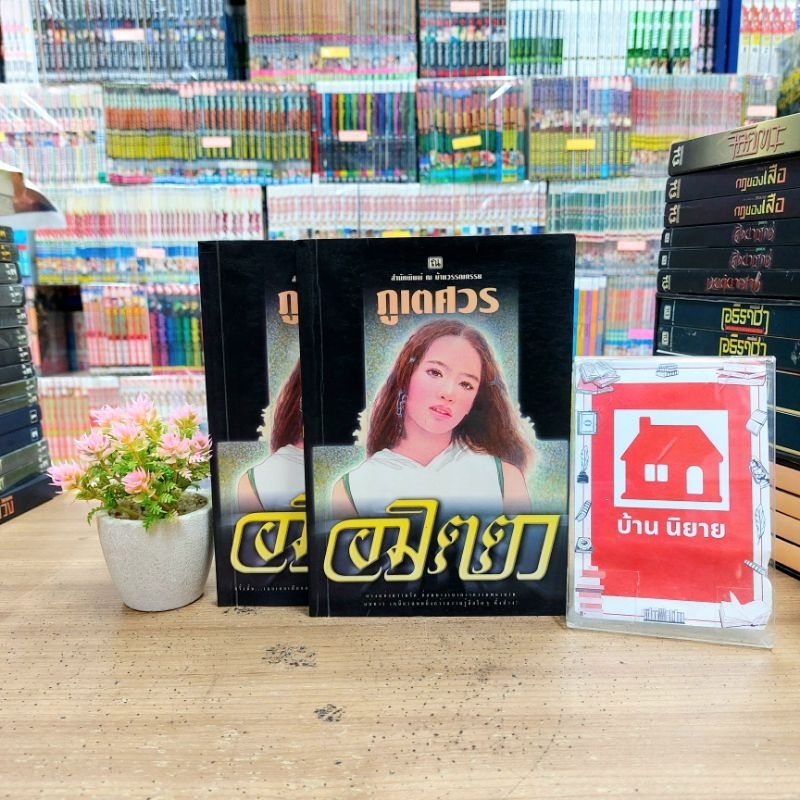 N6958 หนังสือนิยาย💐 อมิตตา 1-2จบ สภาพปานกลาง ตำหนิมีรอยปากกา,ไฮไลท์