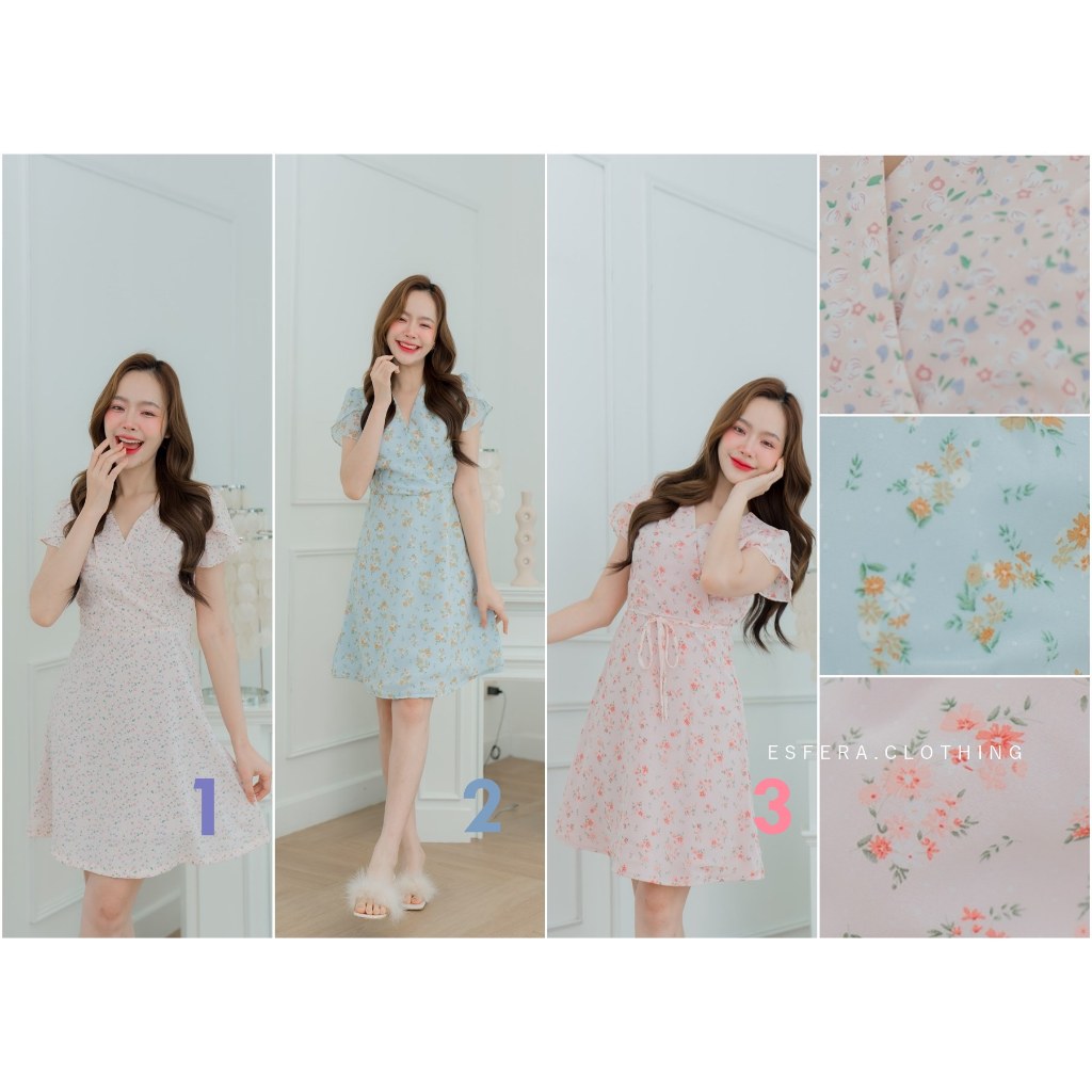 DR090-1 Mini Lorry Dasy Dress เดรสน่ารัก