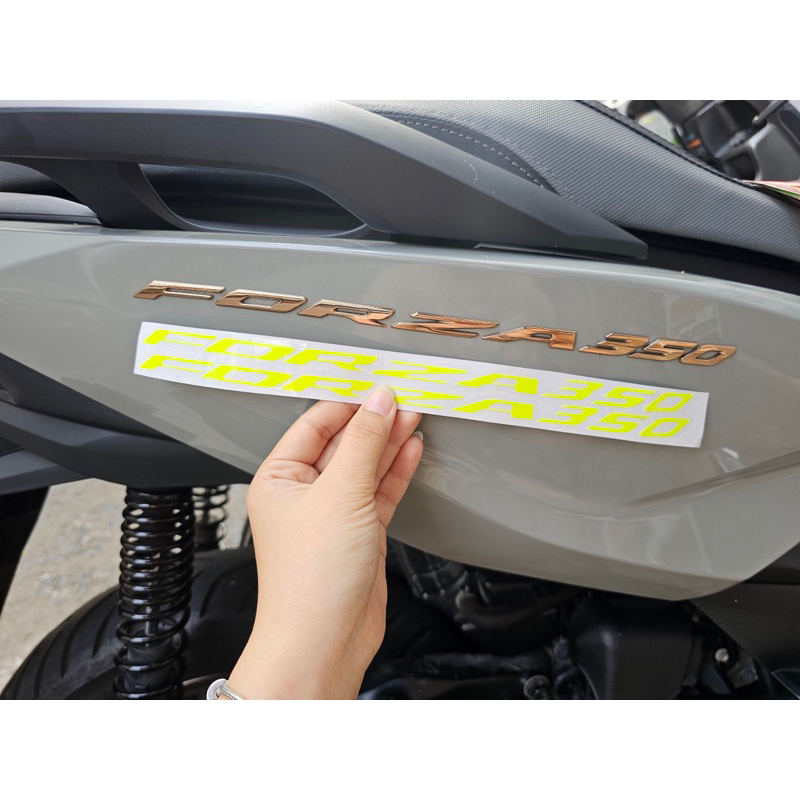 Forza350 สติ๊กเกอร์โลโก้Forza350 สติ๊กเกอร์ติดทับโลโก้เดิม / สติ๊กเกอร์แคร้ง Forza2023-2024 (โลโก้ 1คู่ = ได้2ข้าง) - รูปที่ 3