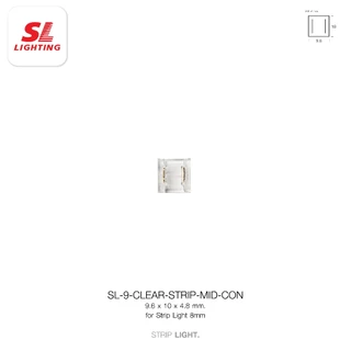 SL LIGHTING | ตัวต่อไฟเส้น LED Strip Connector ต่อเป็นตัว L 2 ทาง 90°,ต่อเป็นตัว T 3 ทาง,ต่อเป็นทางตรง,เป็นตัว WIREสายไฟ