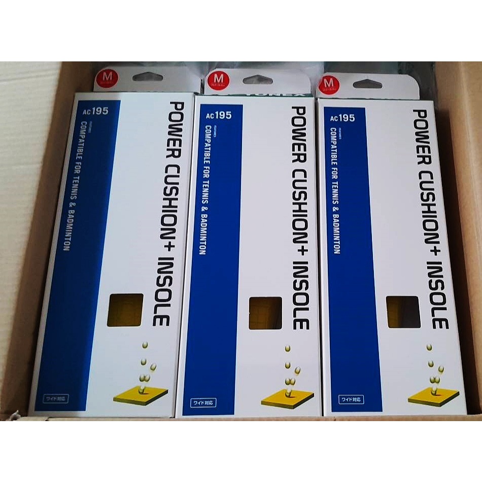 พร้อมส่ง ​ JP YONEX INSOLE AC-195 พื้นรองเท้าแบดมินตันโยเน็กซ์ดูดซับแรงกระแทก POWER CUSHION AC195